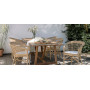 Sika-Design Emma Exterior Stuhl, Natur (ALU), Ambiente 3