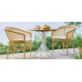 Sika-Design Emma Exterior Stuhl, Natur (ALU), Ambiente 5