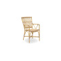 Sika-Design Piano Exterior stolica s naslonima za ruke, Prirodna (ALU)