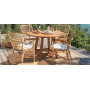 Sika-Design Margret Exterior sedia, Naturale (ALU), ambientazione 2