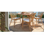 Sika-Design Margret Exterior stol, Naravna (ALU), ambient 3