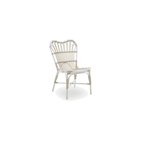 Sika-Design Margret Exterior jedilni stol, Golobje bela (ALU)