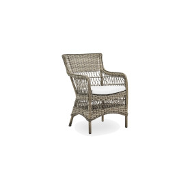 Sika-Design Marie Exterior stol z nasloni za roke, Antik (ALU)