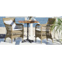 Sika-Design Marie Exterior stolica s naslonima za ruke, Antik (ALU), ambijent