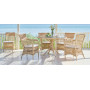 Sika-Design Marie Exterior stol z nasloni za roke, Naravna (ALU), ambient