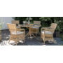 Sika-Design Marie Exterior Armlehnstuhl, Natur (ALU), Ambiente 3