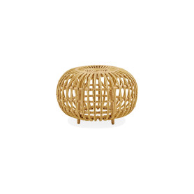 Sika-Design Franco Albini Exterior ottoman, Natural (ALU), small (width 55 cm)
