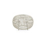 Sika-Design Franco Albini Exterior otoman, Golobje bela (ALU), velika (širina 65 cm)