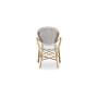Sika-Design Isabell Exterior armchair, Almond (ALU), White w/ cappuccino dot, view 3