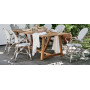 Sika-Design Isabell Exterior armchair, Taupe (ALU), Grey w/ white dot, ambient 3