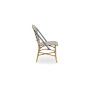 Sika-Design Sofie Exterior chair, Almond (ALU), Starweave ivory, navy blue & cappuccino, view 2