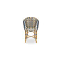 Sika-Design Sofie Exterior chair, Almond (ALU), Starweave ivory, navy blue & cappuccino, view 3