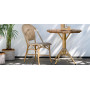 Sika-Design Sofie Exterior Stuhl, Mandel (ALU), Natur, Ambiente