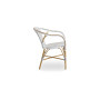 Sika-Design Madeleine Exterior Stuhl, Weiß mit Cappuccino-Punkt, Ansicht 2