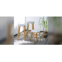 Sika-Design Simone Exterior tabure, Bijela s cappuccino točkom, ambijent