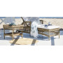 Sika-Design Susy Exterior side table, Antique (ALU), ambient
