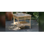 Sika-Design Susy Exterior side table, Natural (ALU), ambient 2