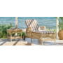 Sika-Design Susy Exterior pomoćni stolić, Prirodna (ALU), ambijent 3