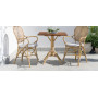 Sika-Design Tischplatte 70 x 70 cm, Teak, Ambiente