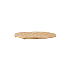 Sika-Design Tischplatte Ø 80 cm, Teak
