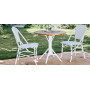 Sika-Design Tischplatte Ø 80 cm, Teak, Ambiente 3