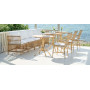 Sika-Design table top Ø 80 cm, teak, ambient 4