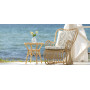 Sika-Design Tony Exterior pomoćni stolić, Prirodna (ALU), ambijent