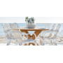 Sika-Design Colonial Exterior jedilna miza, 100 x 160 cm, ambient