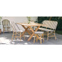 Sika-Design Colonial Exterior Esstisch, 100 x 160 cm, Ambiente 3