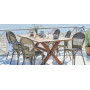 Sika-Design Colonial Exterior dining table, 100 x 160 cm, ambient 4