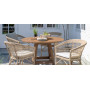 Sika-Design George Exterior dining table, Ø 120 cm, ambient