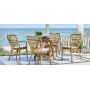 Sika-Design George Exterior dining table, Ø 120 cm, ambient 3