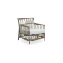Sika-Design Caroline Exterior lounge chair, Moccaccino (ALU)