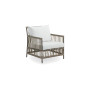 Sika-Design Caroline Exterior lounge chair, Moccaccino (ALU), view 2
