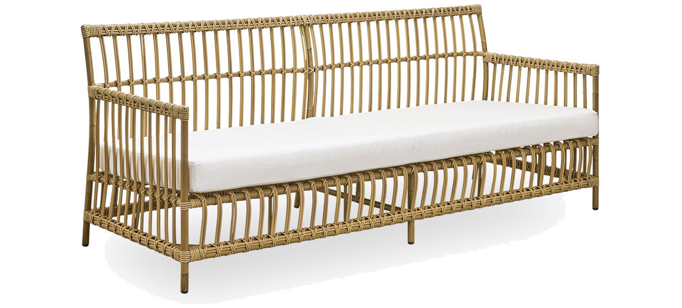 Sika-Design Caroline Exterior 3-Sitzer-Sofa, Antik (ALU)