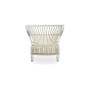 Sika-Design Fox Exterior fotelj, Golobje bela (ALU), pogled 3