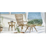 Sika-Design Monet Exterior tabure za noge, Antik (ALU), ambijent