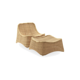 Sika-Design Chill Exterior poltrona con poggiapiedi