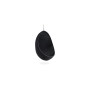Sika-Design Hanging Egg Exterior hanging chair, Core weave black, view 2