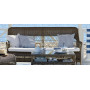 Sika-Design Dawn Exterior 3-seater sofa, Antique (ALU), ambient