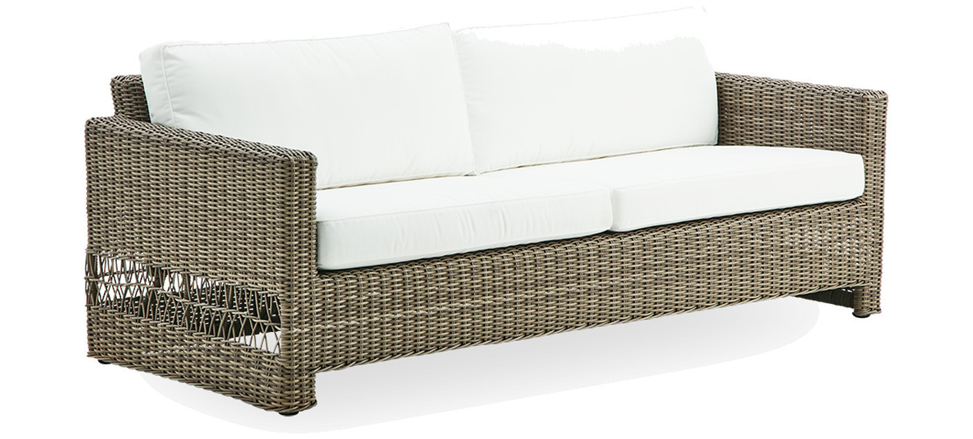 Sika-Design Carrie Exterior 3-Sitzer-Sofa, Antik (ALU)