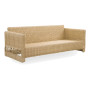 Sika-Design Carrie Exterior trosjed, Prirodna (ALU), pogled 2
