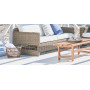 Sika-Design Carrie Exterior 3-seater sofa, Antique (ALU), ambient