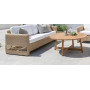 Sika-Design Carrie Exterior 3-Sitzer-Sofa, Natur (ALU), Ambiente
