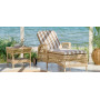 Sika-Design Daisy Exterior sunbed, Natural (ALU), ambient 2