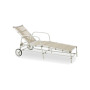 Sika-Design Josephine Exterior sunbed, Dove white (ALU), view 2