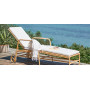 Sika-Design Josephine Exterior sunbed, Natural (ALU), ambient 3