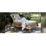 Sika-Design Olivia Exterior Chaiselongue, Natur (ALU), Ambiente 2