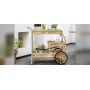 Sika-Design James Exterior Servierwagen, Natur (ALU), Ambiente