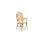 Sika-Design Romantica sedia, Naturale lucidato (rattan)